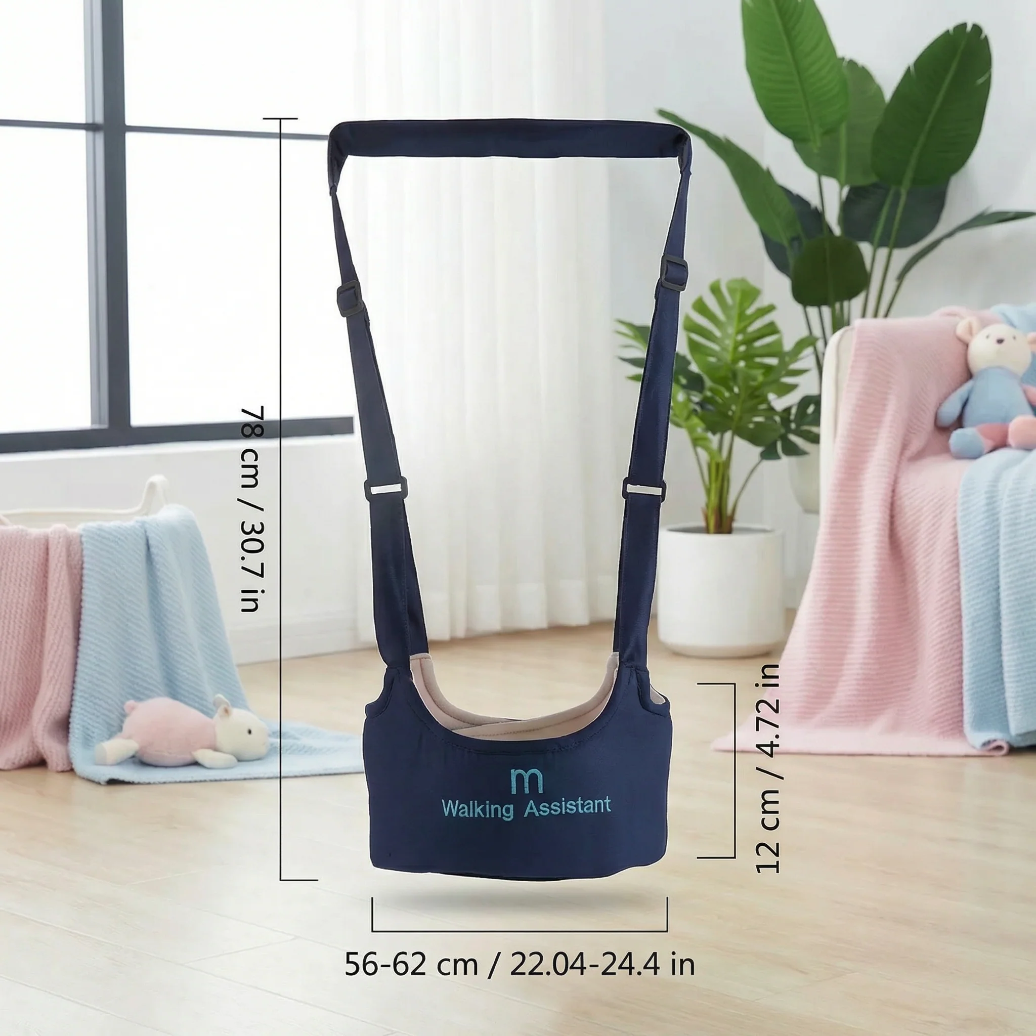 Adjustable Baby Walking Harness with Safety Strap - Image 5