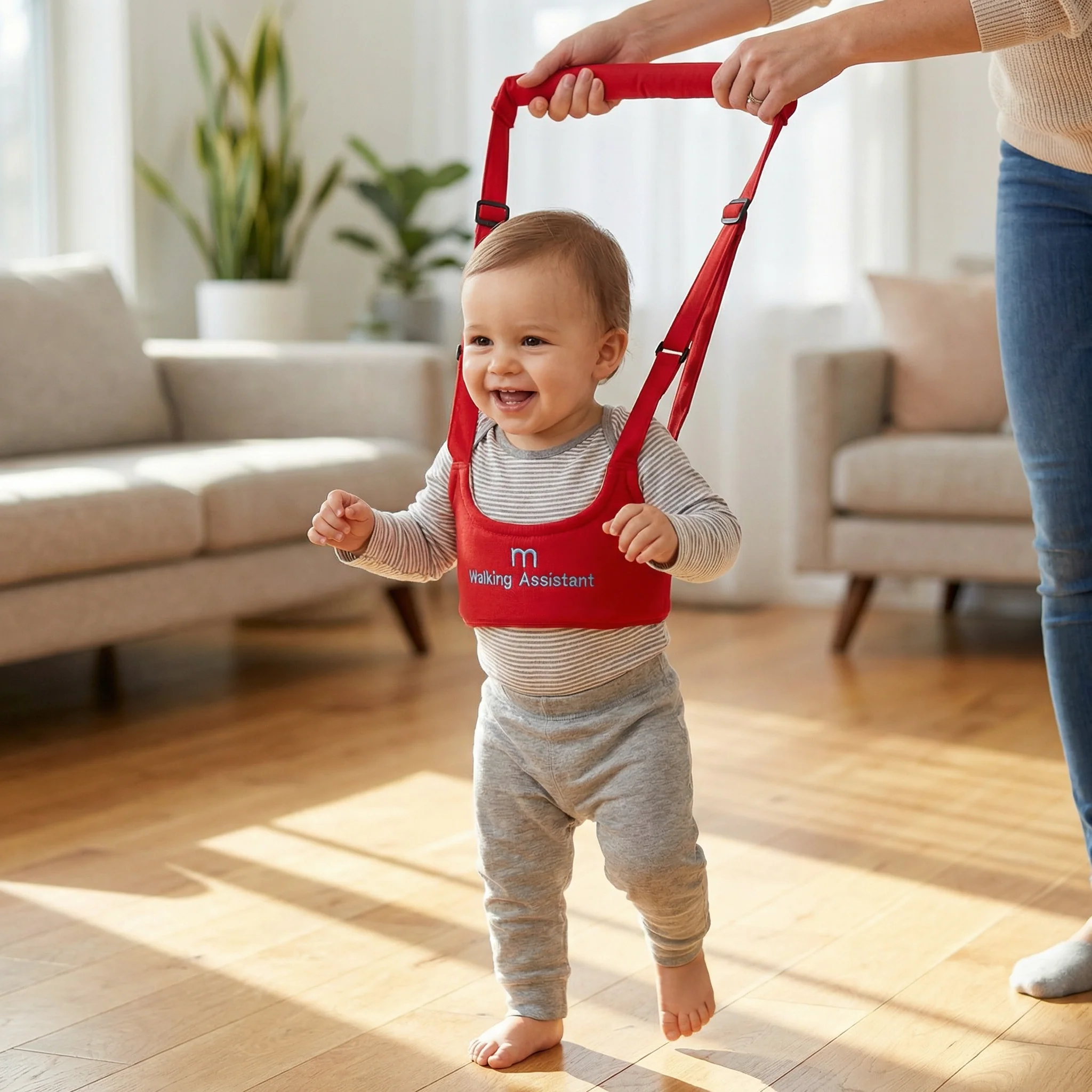 Adjustable Baby Walking Harness with Safety Strap - Image 7