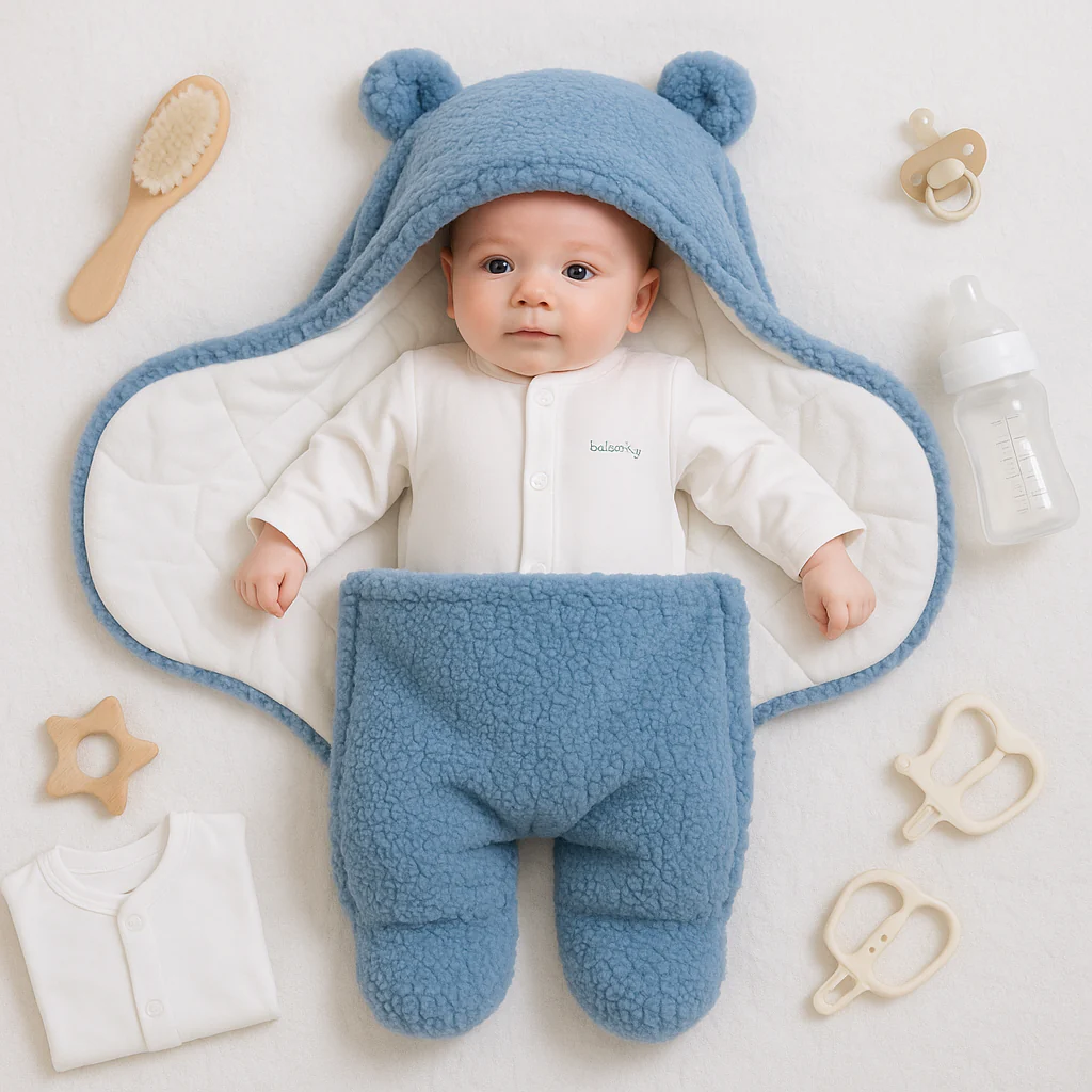 Baby Bear blanket and sleeping bag - Image 3