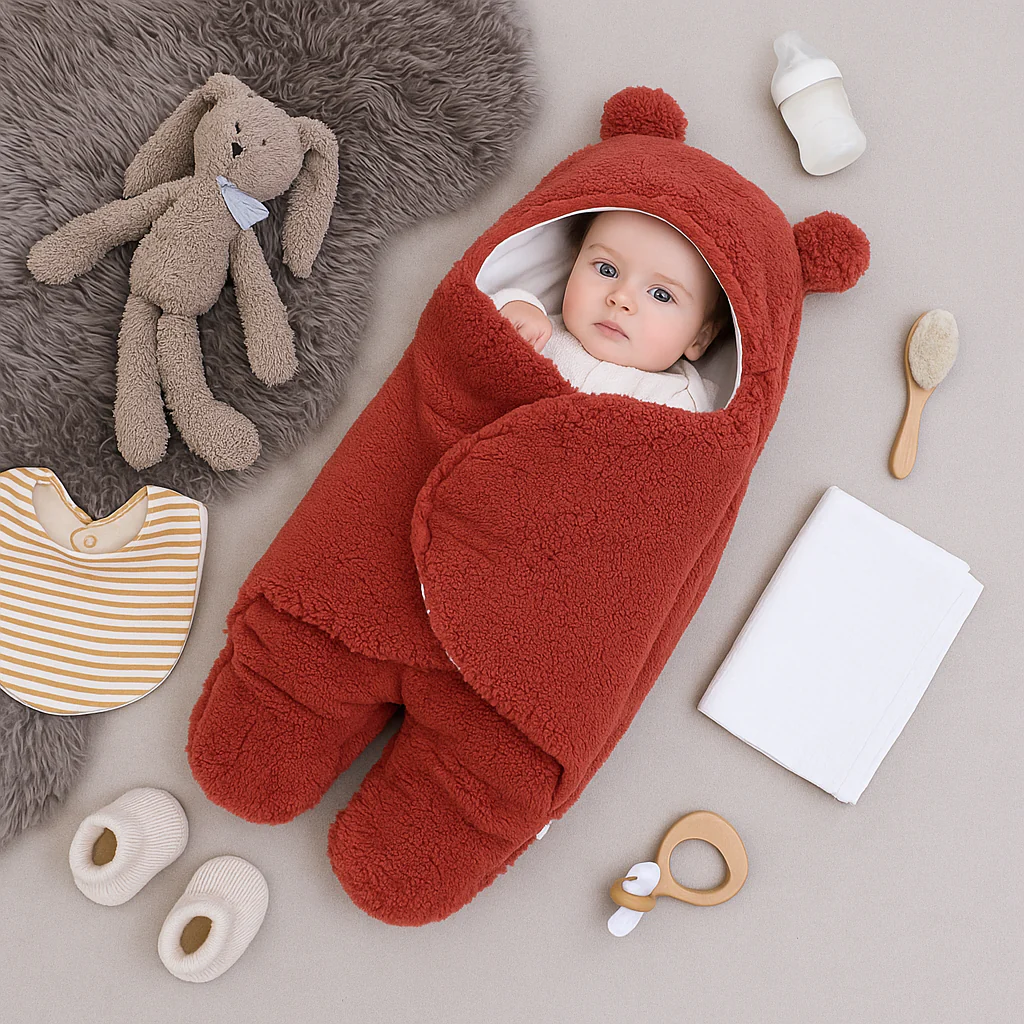 Baby Bear blanket and sleeping bag - Image 4