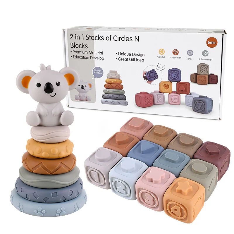 Baby Sensory Stacking Blocks - Image 13