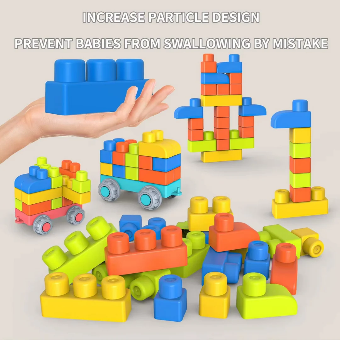 Children's Safe Rubber Building Blocks for Early Education - Image 8