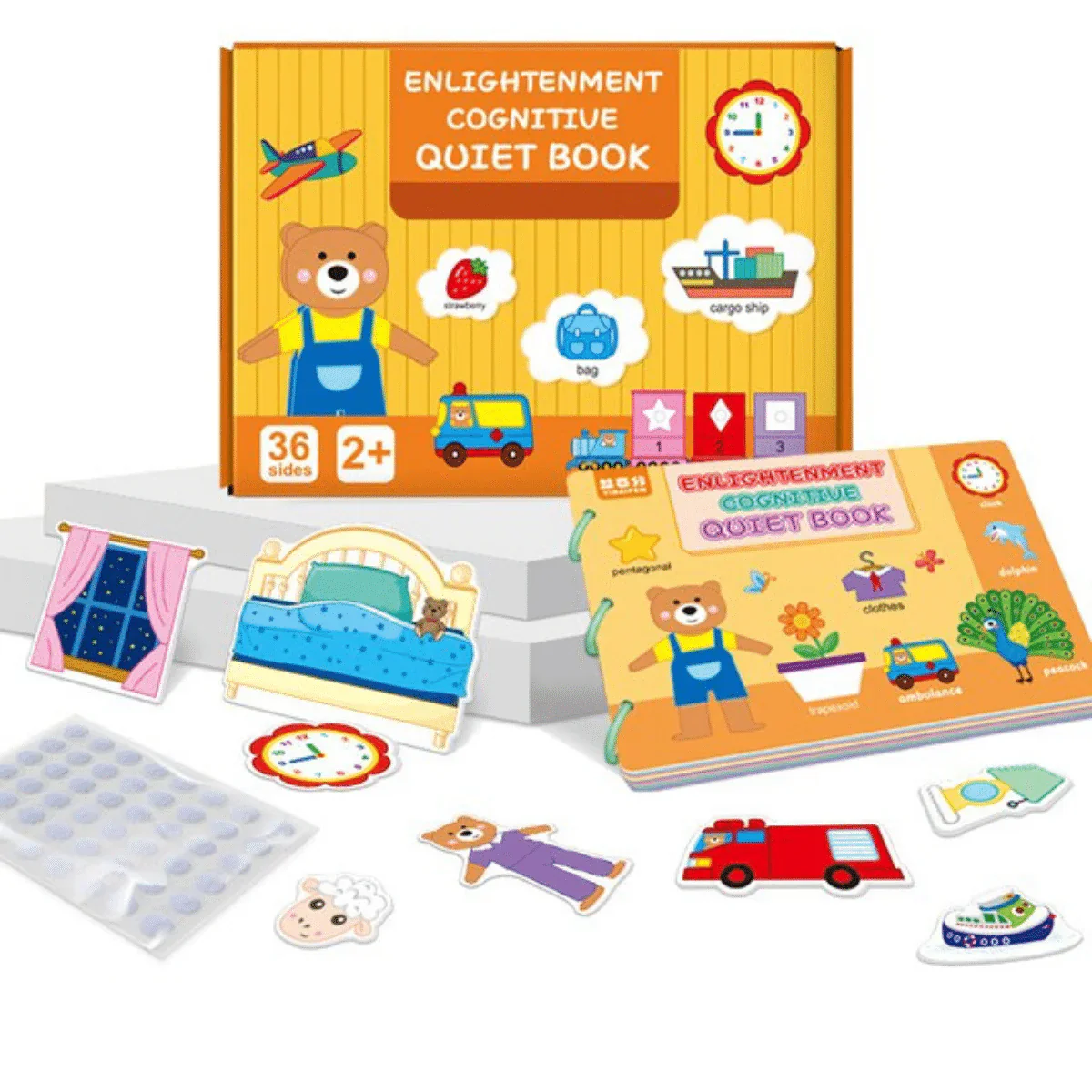 Cognitive Development Activity Book - Interactive Felt Book - Image 3