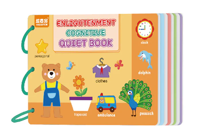 Cognitive Development Activity Book - Interactive Felt Book - Image 4