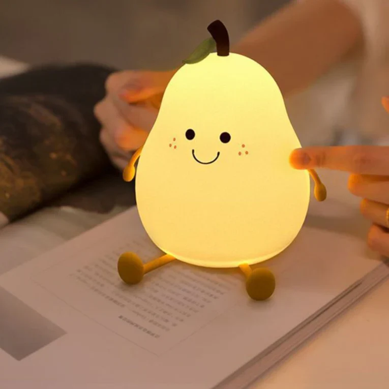 Cozy Pear Night Light – For the Perfect Night's Sleep - Image 3