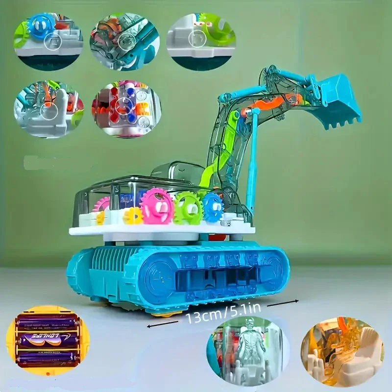 Dancing and glowing musical excavator - Image 8