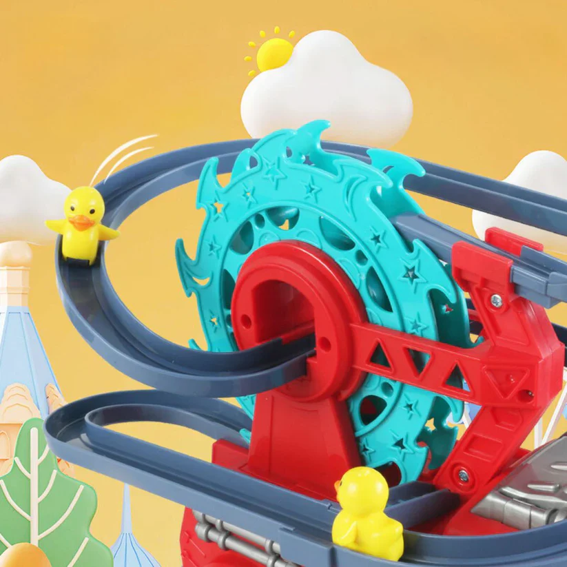 Fire brigade duck slide toy car - Image 3