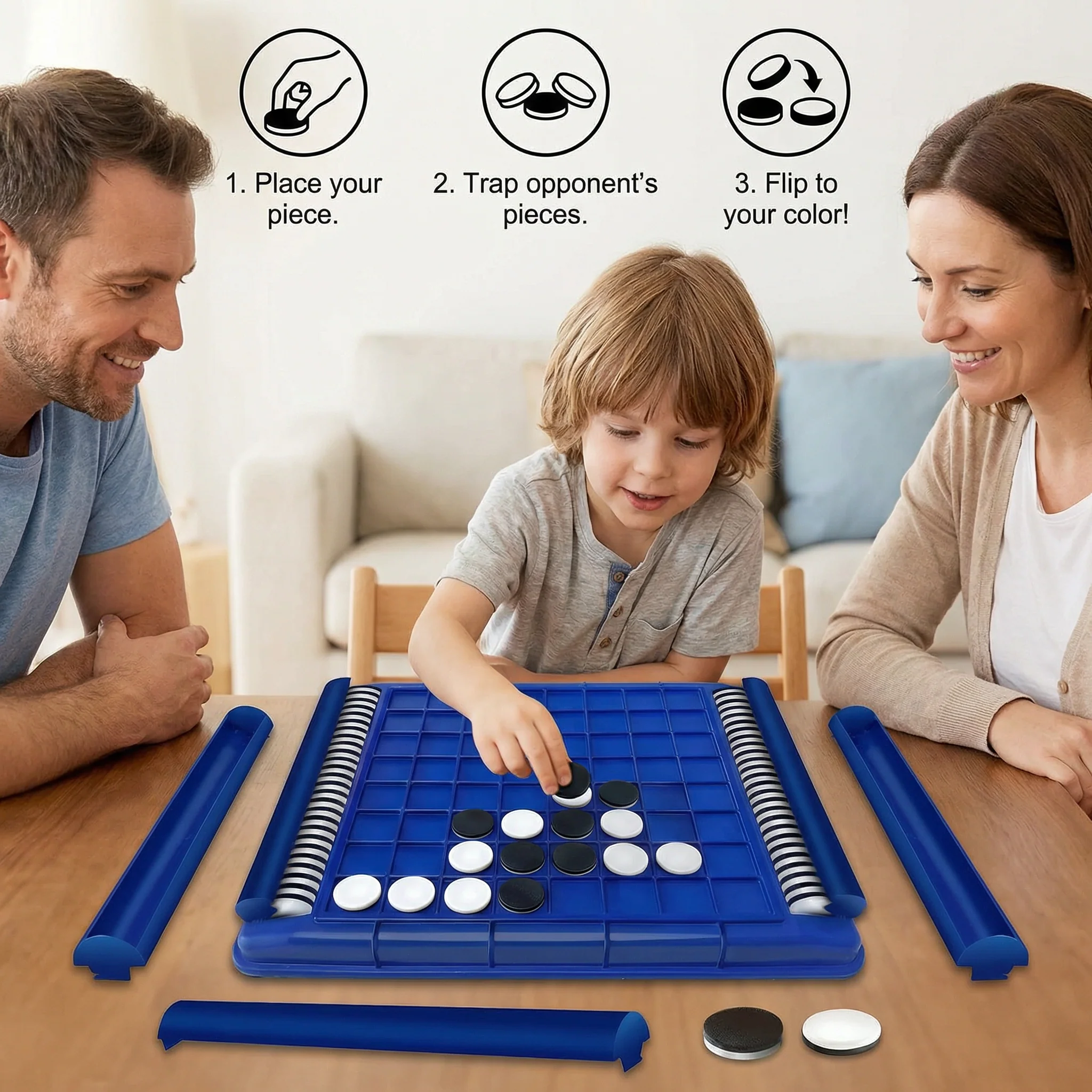 Flip Strategy Game – Interactive Family Logic Game for Kids - Image 3
