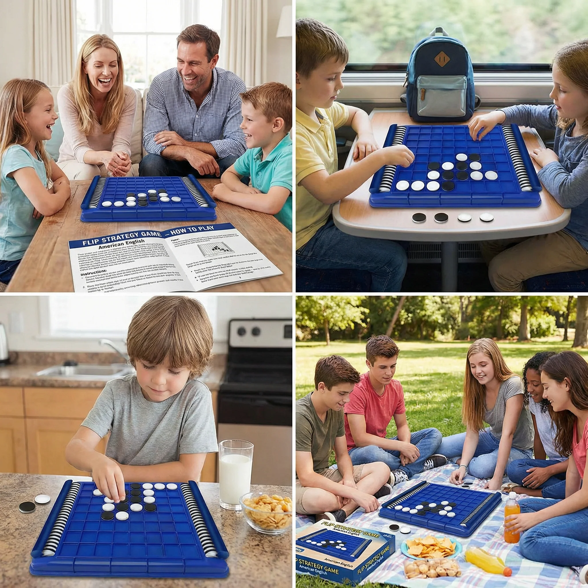 Flip Strategy Game – Interactive Family Logic Game for Kids - Image 4