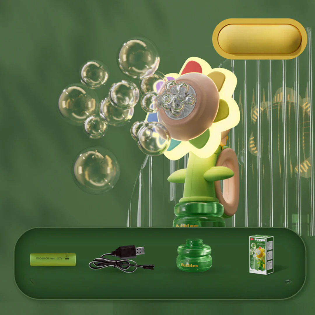 Head Shaking Bubble Flower Kids Toy - Image 3