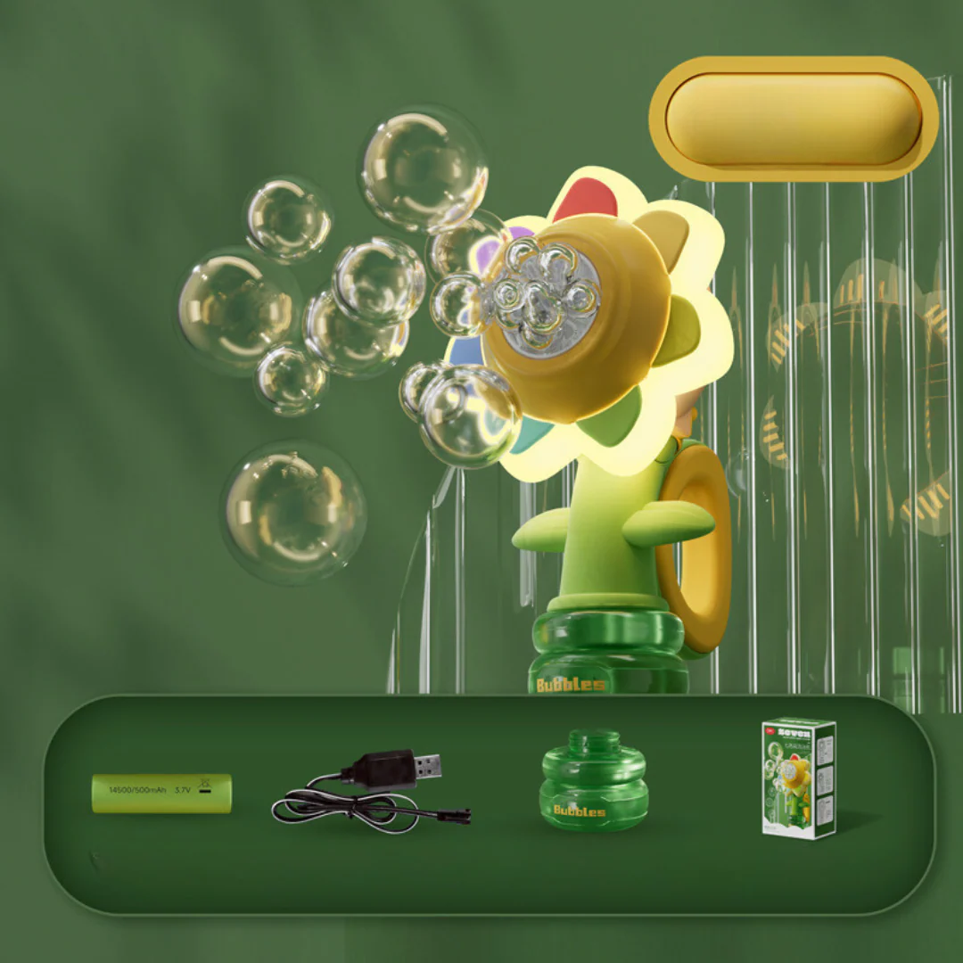 Head Shaking Bubble Flower Kids Toy - Image 4