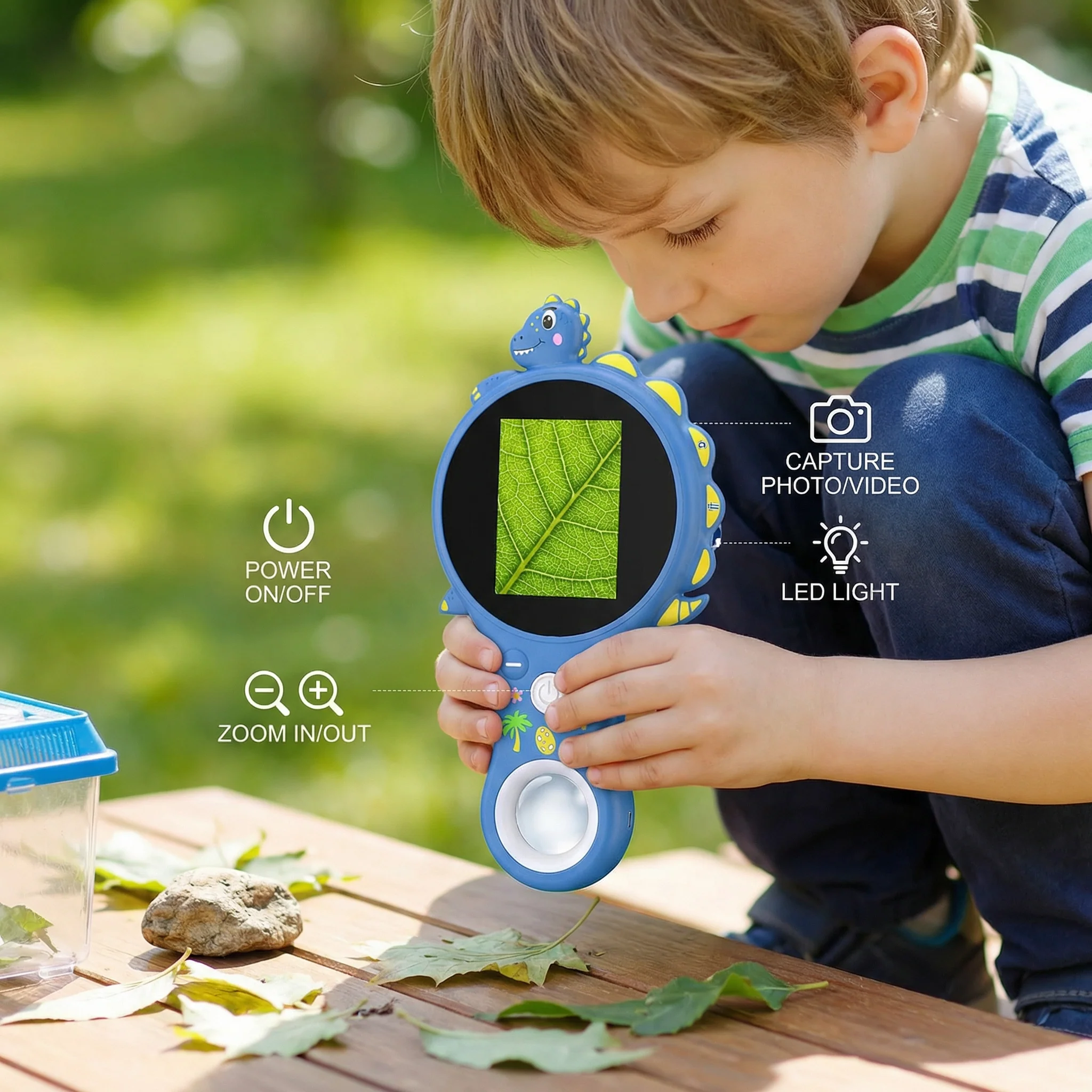 Kids Digital Video Microscope with Screen – Portable Science Explorer for Little Investigators - Image 3