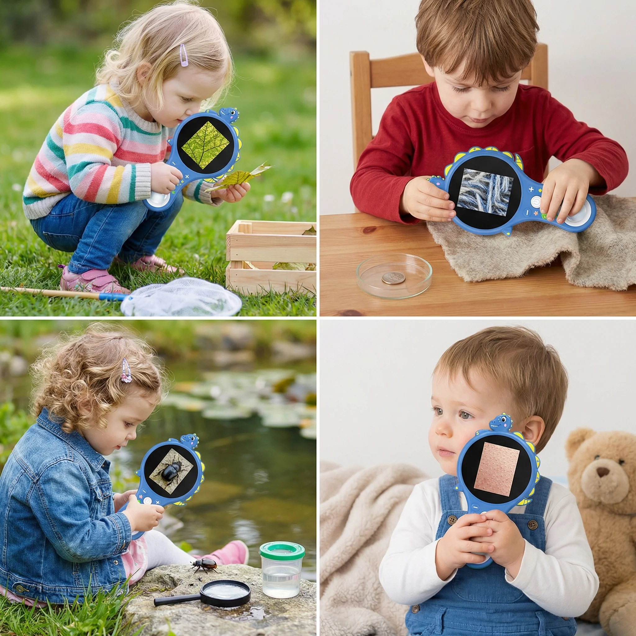 Kids Digital Video Microscope with Screen – Portable Science Explorer for Little Investigators - Image 4