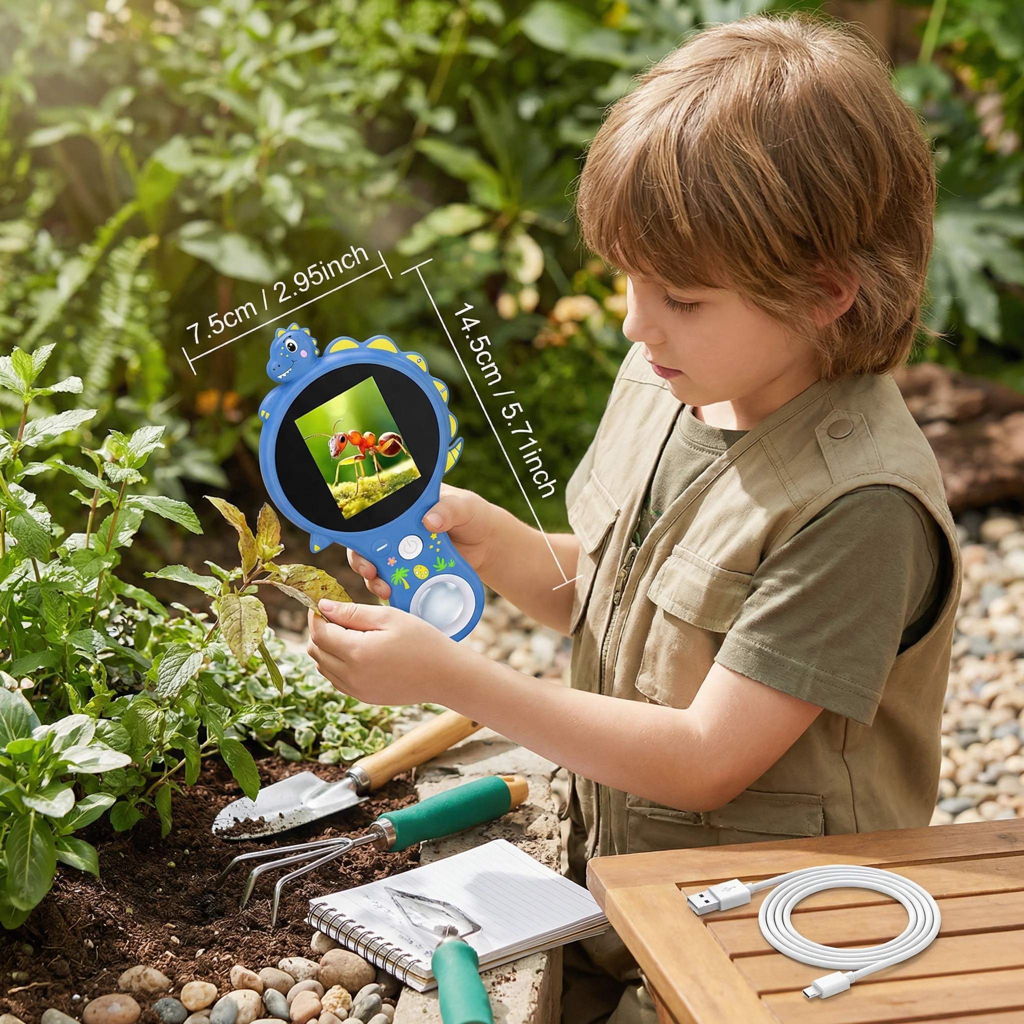 Kids Digital Video Microscope with Screen – Portable Science Explorer for Little Investigators - Image 5