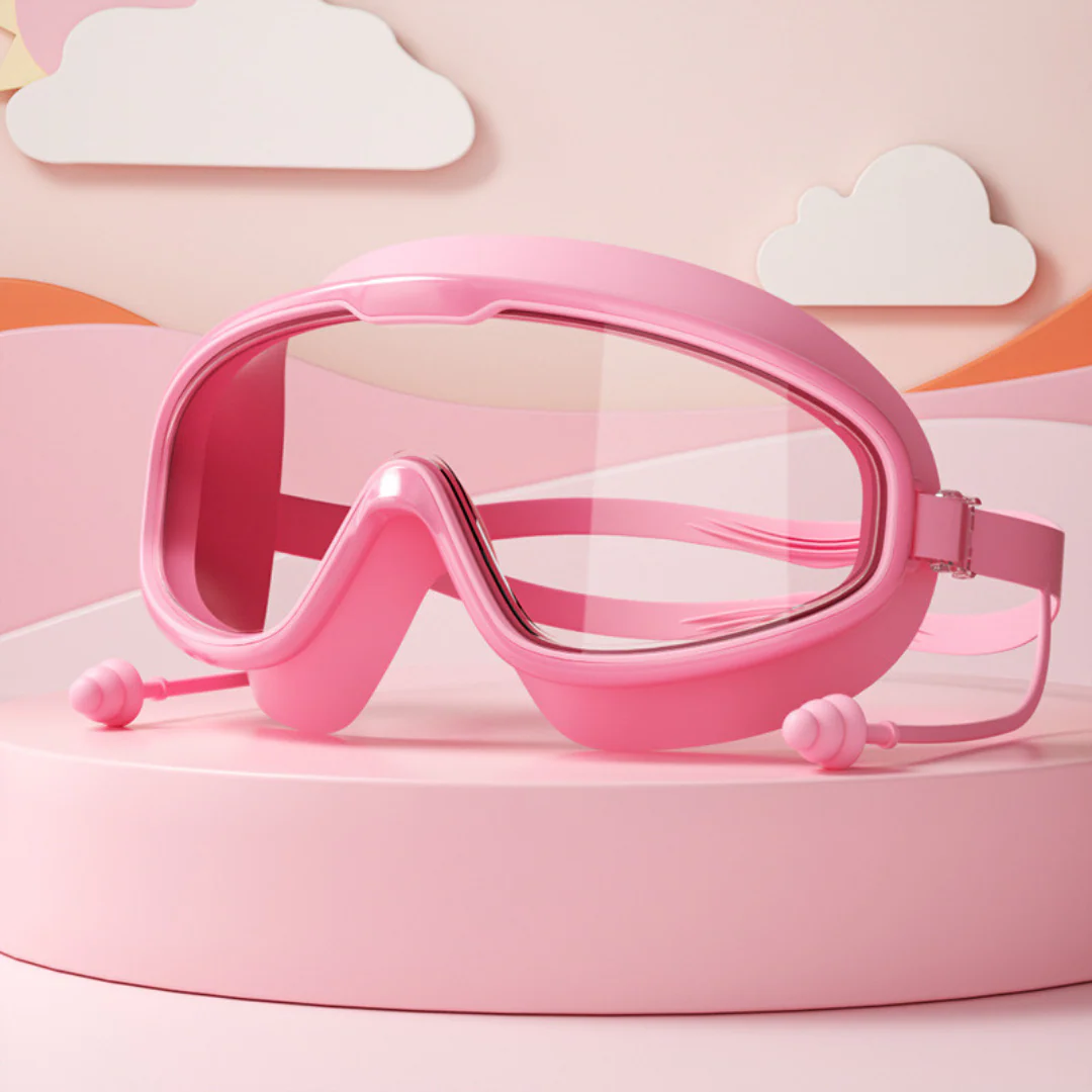 Kids Swimming goggles with large frames and anti-fog system - Image 8