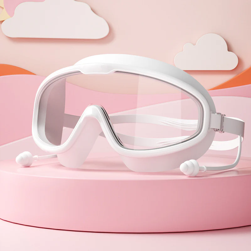 Kids Swimming goggles with large frames and anti-fog system - Image 9