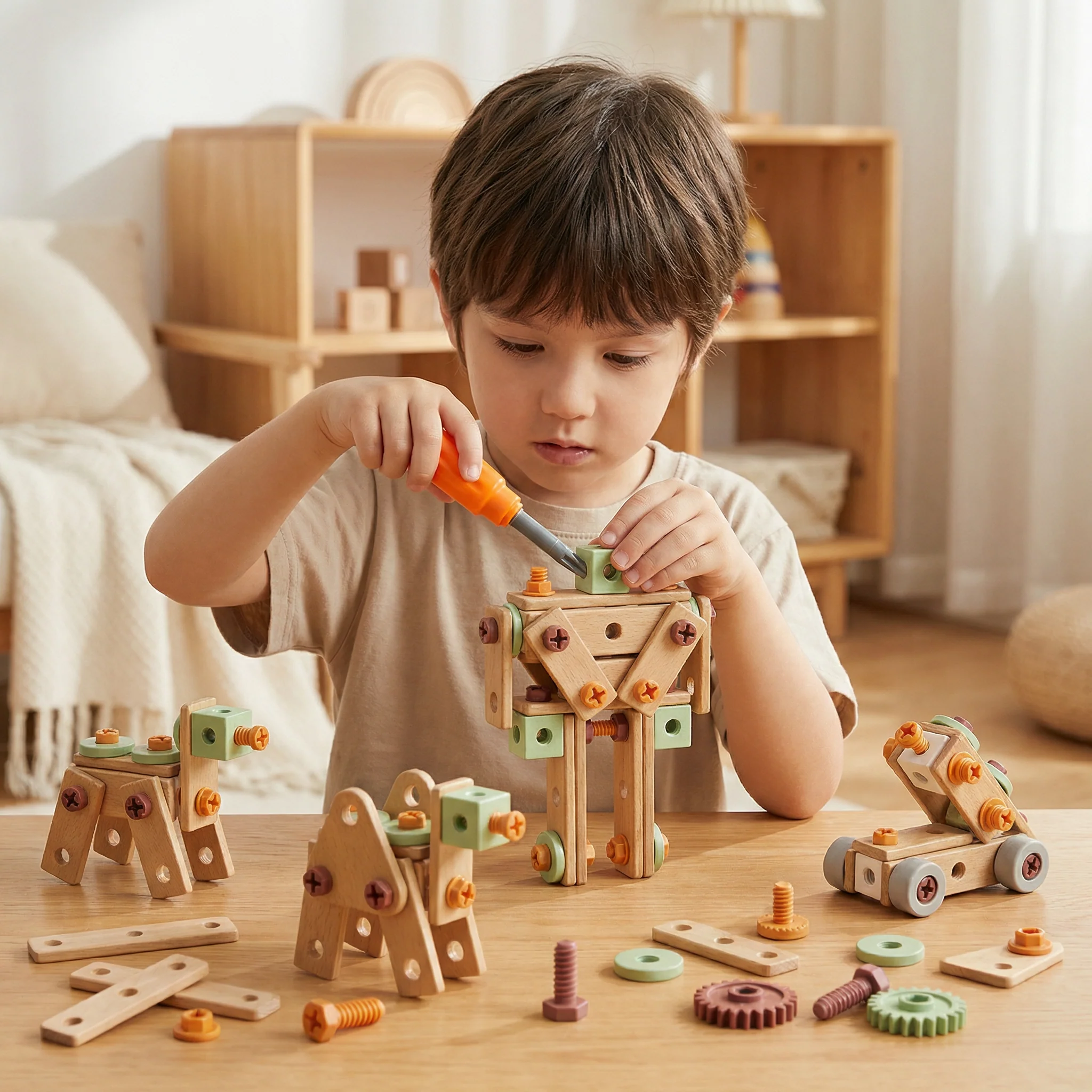 Kids Tool Set for Building & Fixing – Educational Construction Toy - Image 7