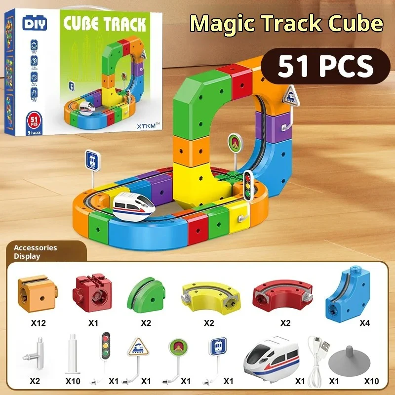 Magic rail cube track kids toy - Image 5