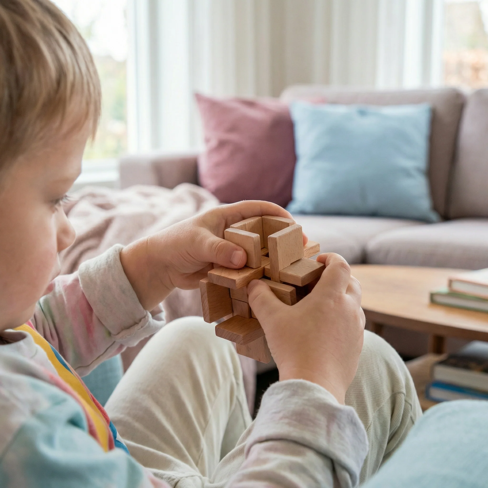 Montessori 3D Wooden Brain Puzzle - Early Learning Toy - Image 13