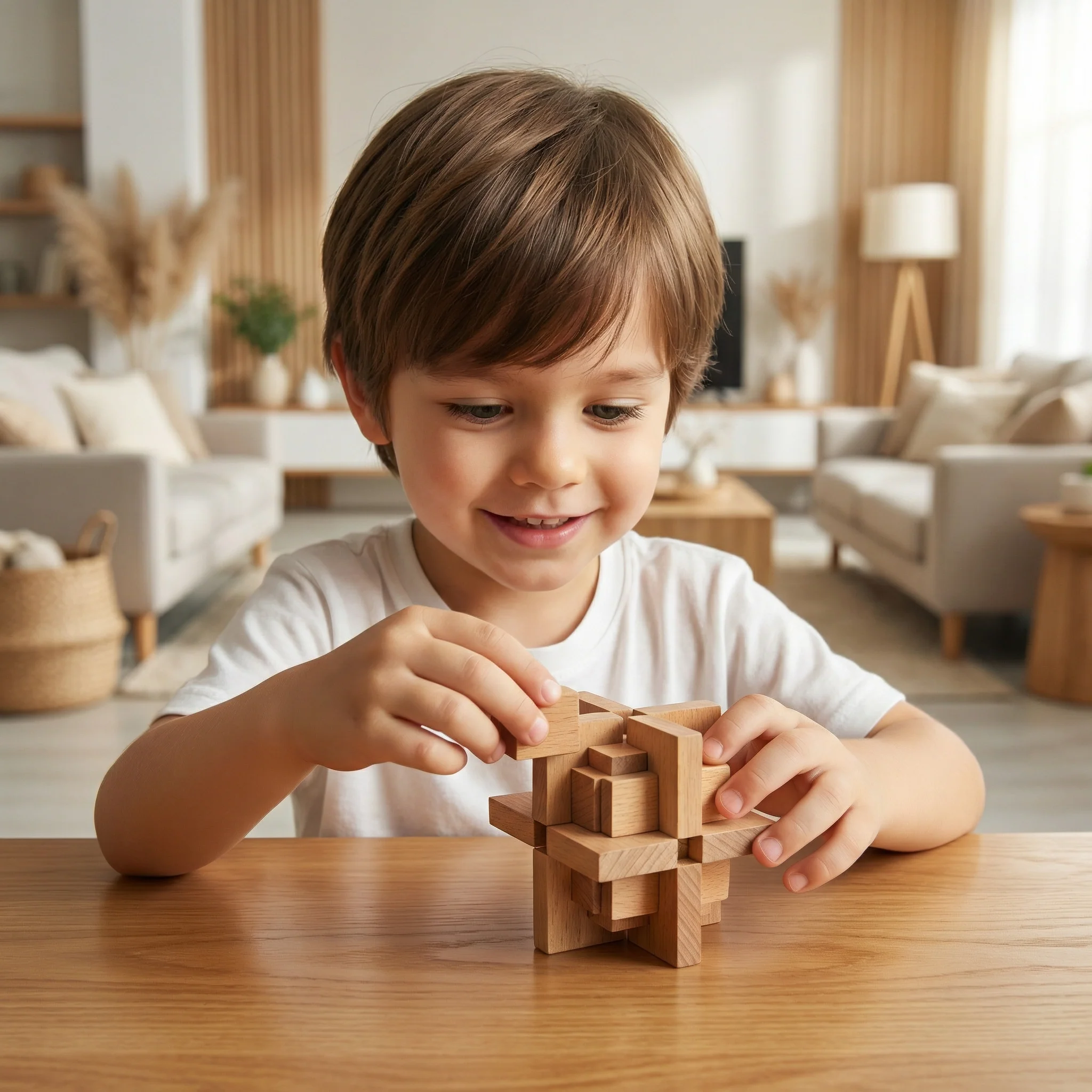 Montessori 3D Wooden Brain Puzzle - Early Learning Toy - Image 14