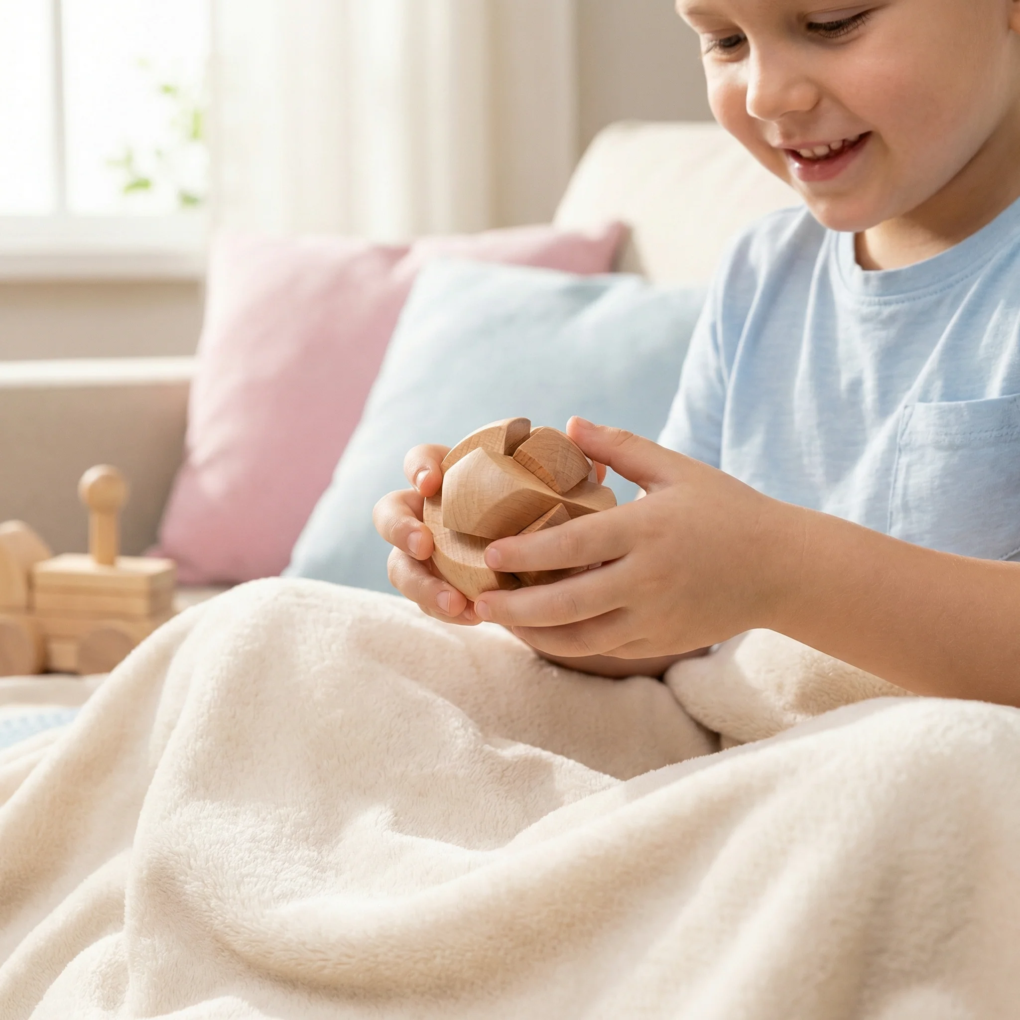 Montessori 3D Wooden Brain Puzzle - Early Learning Toy - Image 15