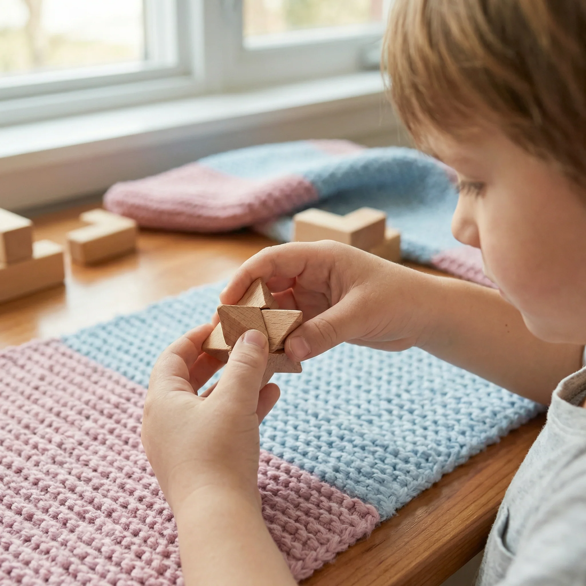 Montessori 3D Wooden Brain Puzzle - Early Learning Toy - Image 6