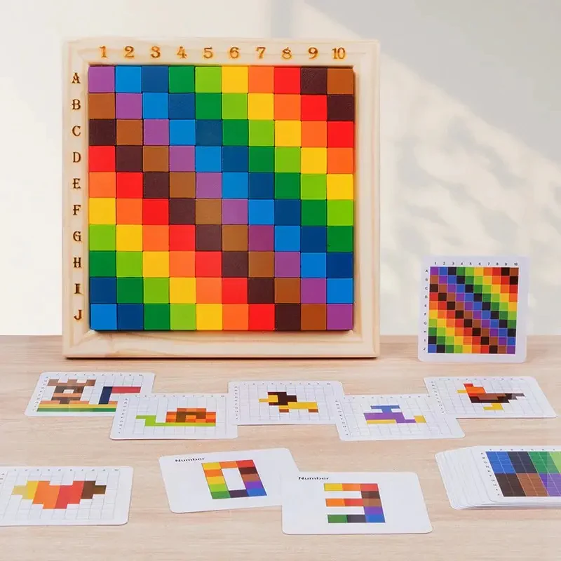 Montessori Colours and Numbers Learning Blocks - Image 5