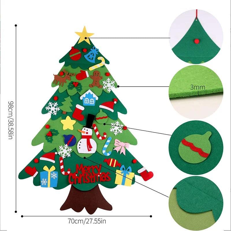 Montessori Felt Christmas Tree - Image 4