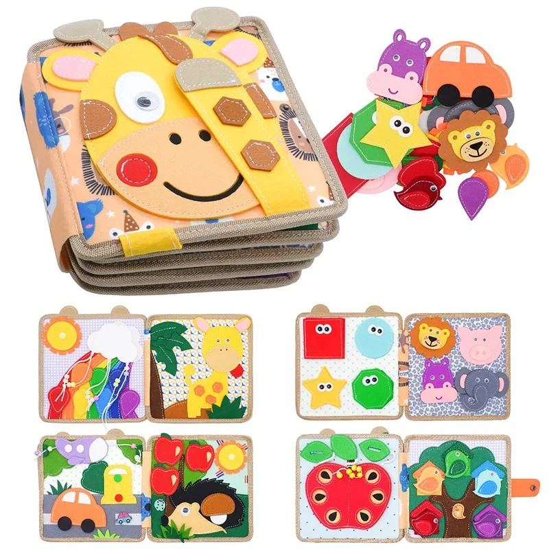 Montessori Sensory Giraffe Story Book - Image 7