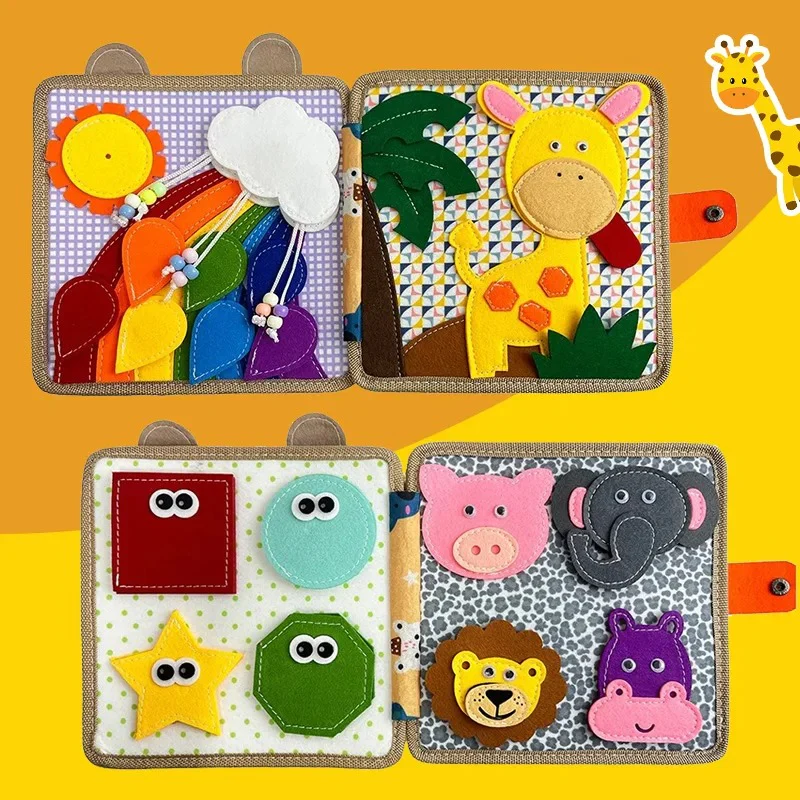 Montessori Sensory Giraffe Story Book - Image 8