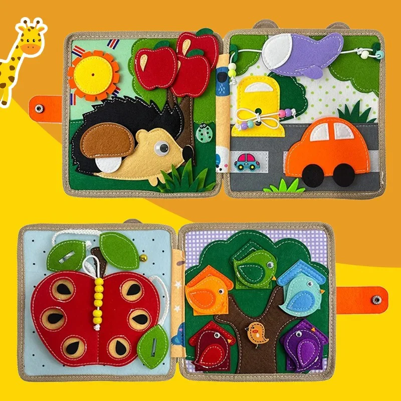 Montessori Sensory Giraffe Story Book - Image 9