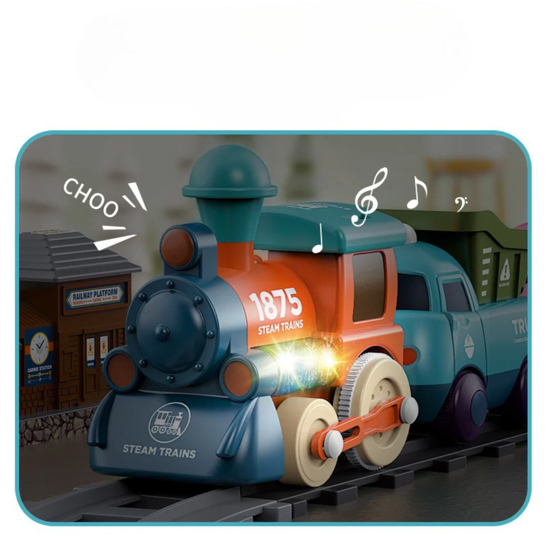Musical train toy with various trailers - Image 6