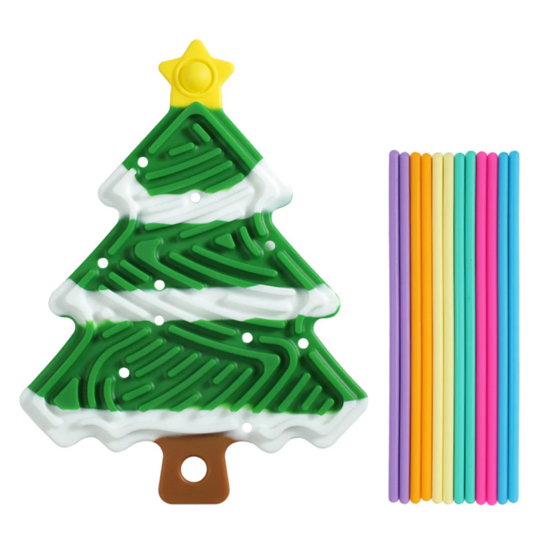Sensory Kids Toy in Christmas Design - Image 3