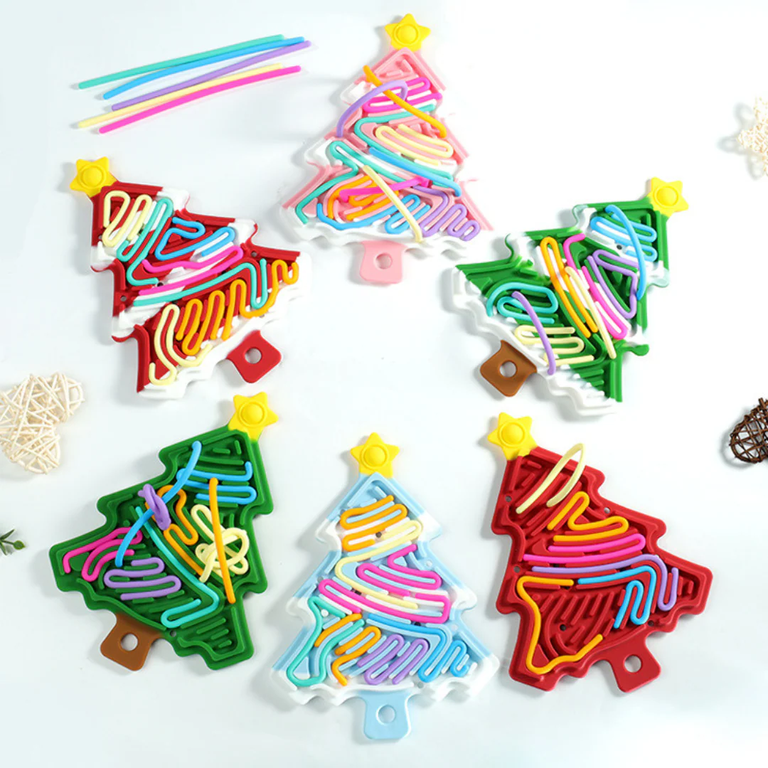 Sensory Kids Toy in Christmas Design - Image 9