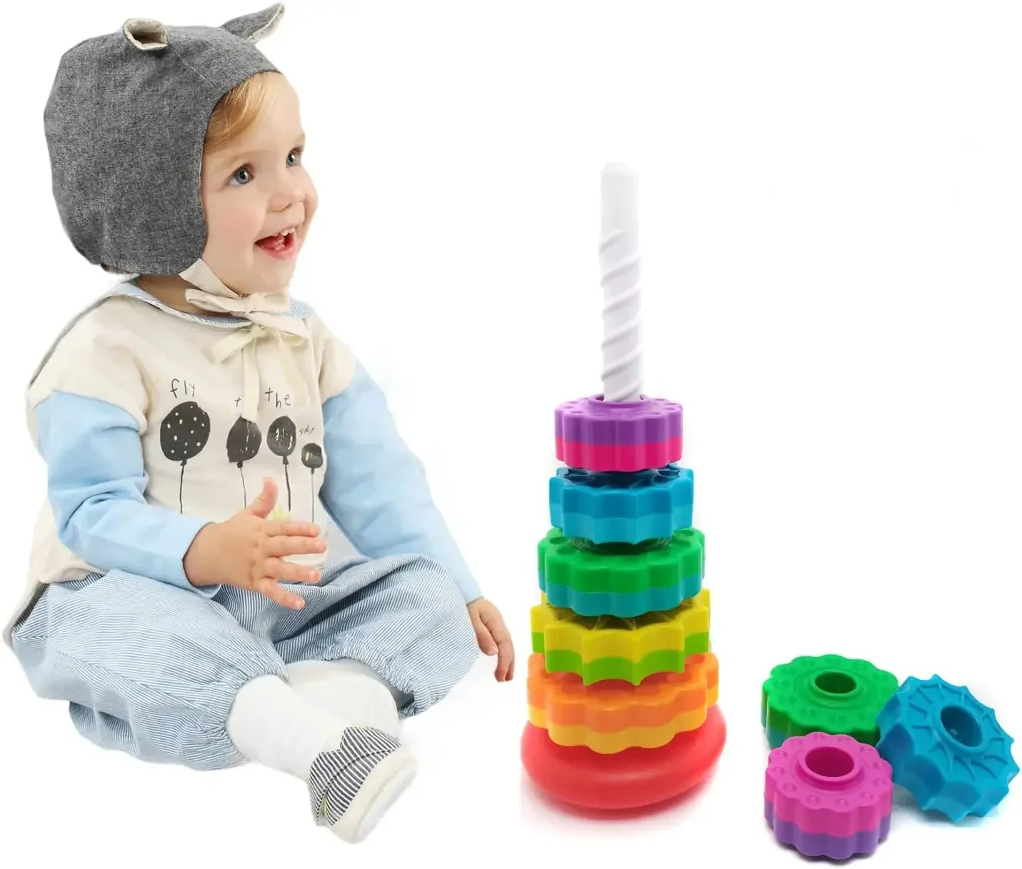 Spinbow - Child's Fun and Educational Colour Tower - Image 5