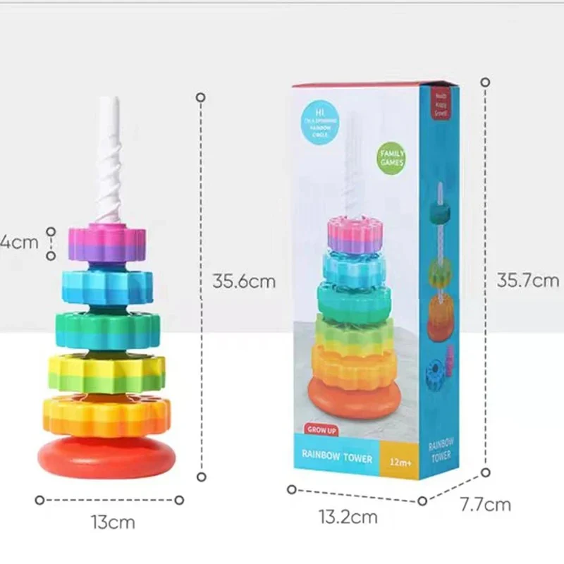 Spinbow - Child's Fun and Educational Colour Tower - Image 6