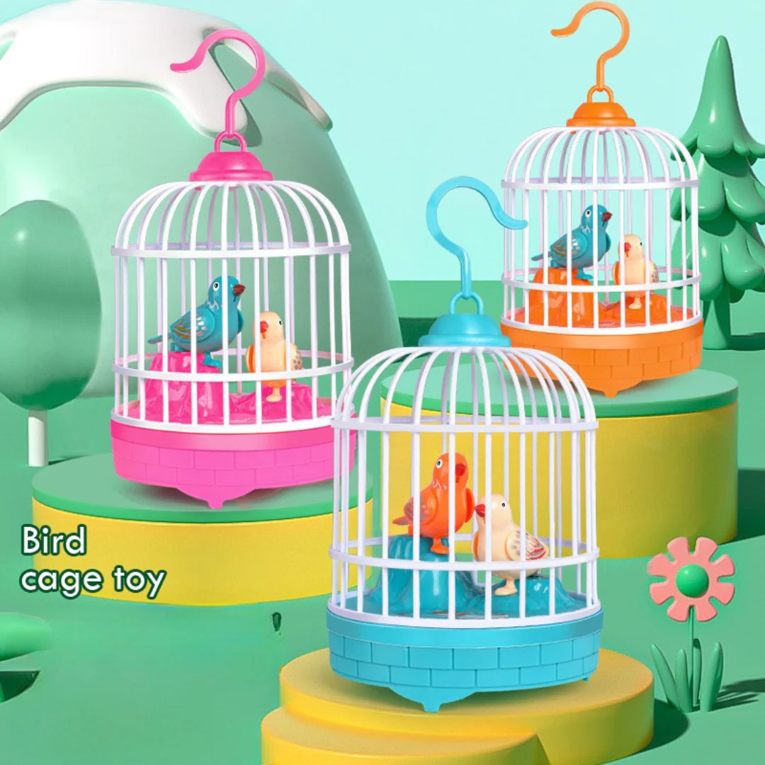 Talking Bird Cage Kids Toy - Image 4