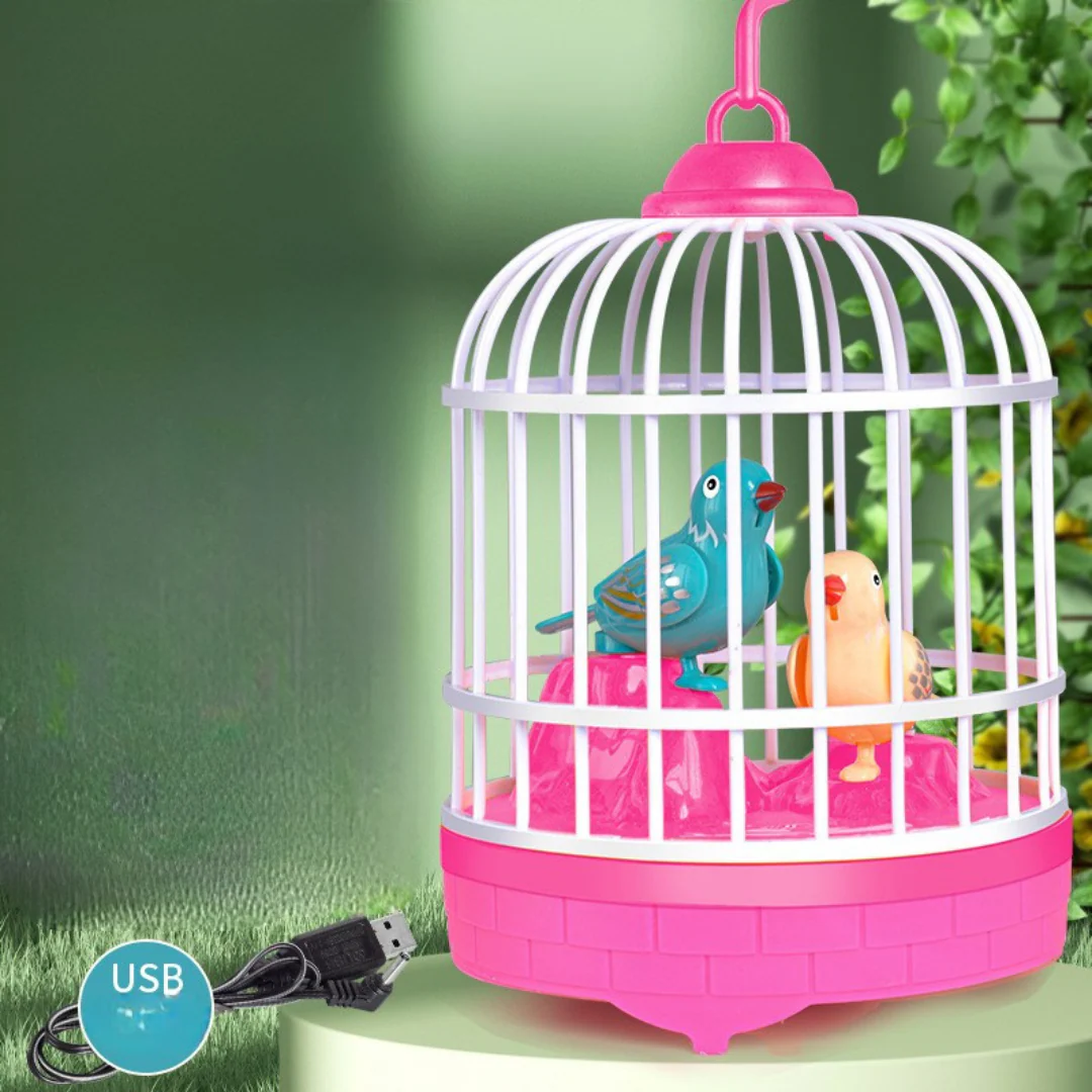 Talking Bird Cage Kids Toy - Image 5