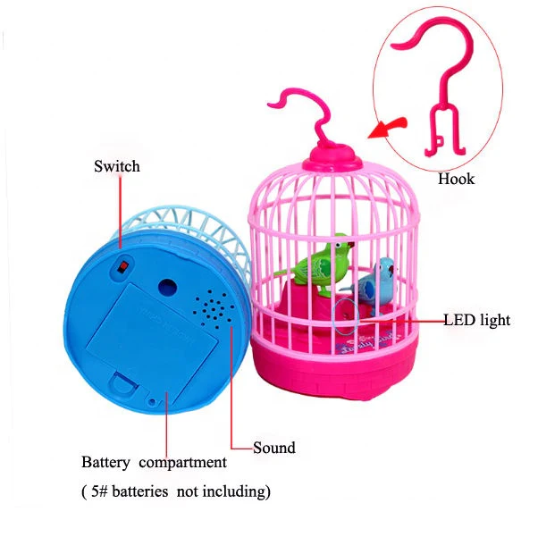Talking Bird Cage Kids Toy - Image 8