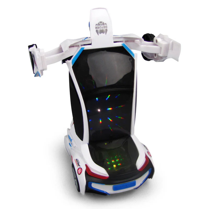 Transforming Police Car Toy - Image 3