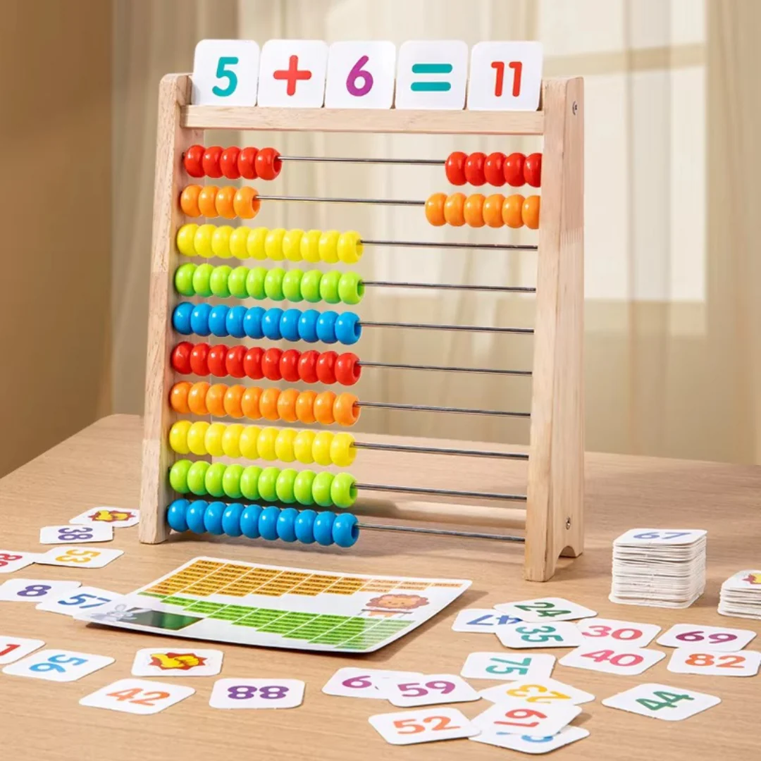 Wooden Abacus Counting Frame – Educational Toy for Learning to Count and Calculate - Image 3