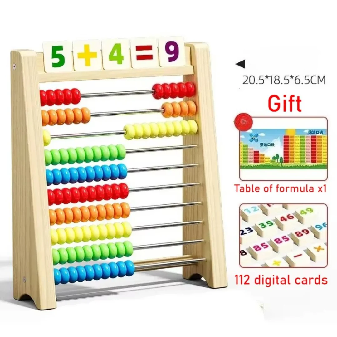 Wooden Abacus Counting Frame – Educational Toy for Learning to Count and Calculate - Image 4