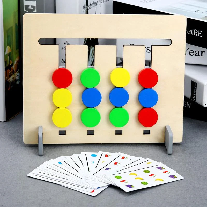 Wooden Montessori Sorting Puzzle - Develop Logical Thinking for Kids - Image 3