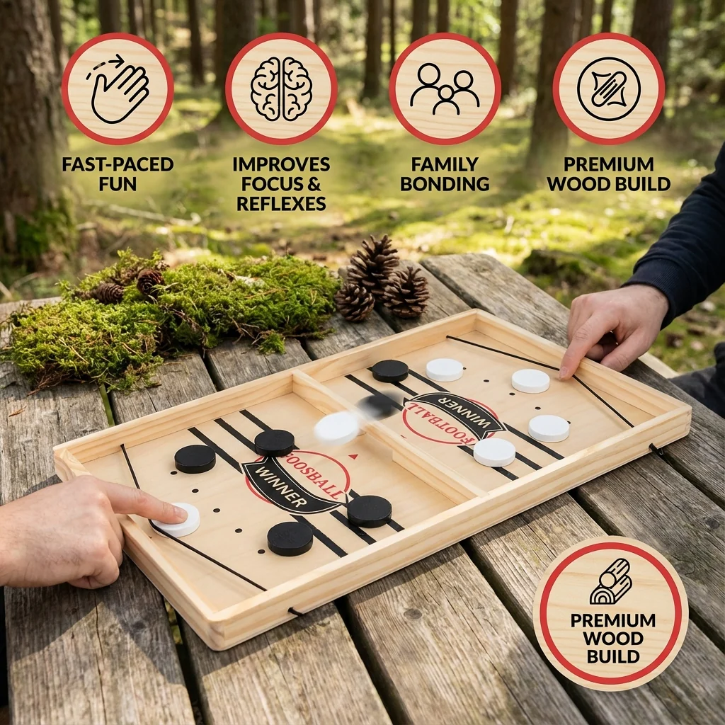 Wooden Sling Shot Chess board game - Image 4