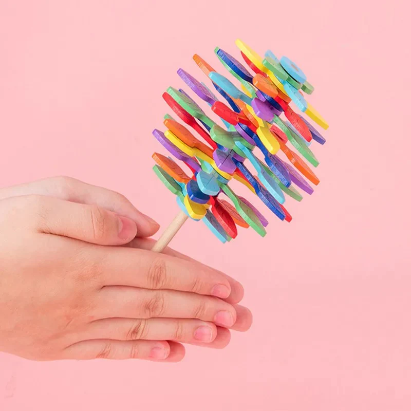 Wooden Spinner Toy - Relaxation and Focus Enhancer - Image 3