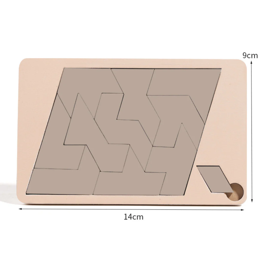 Wooden Tangram puzzle game - Image 8