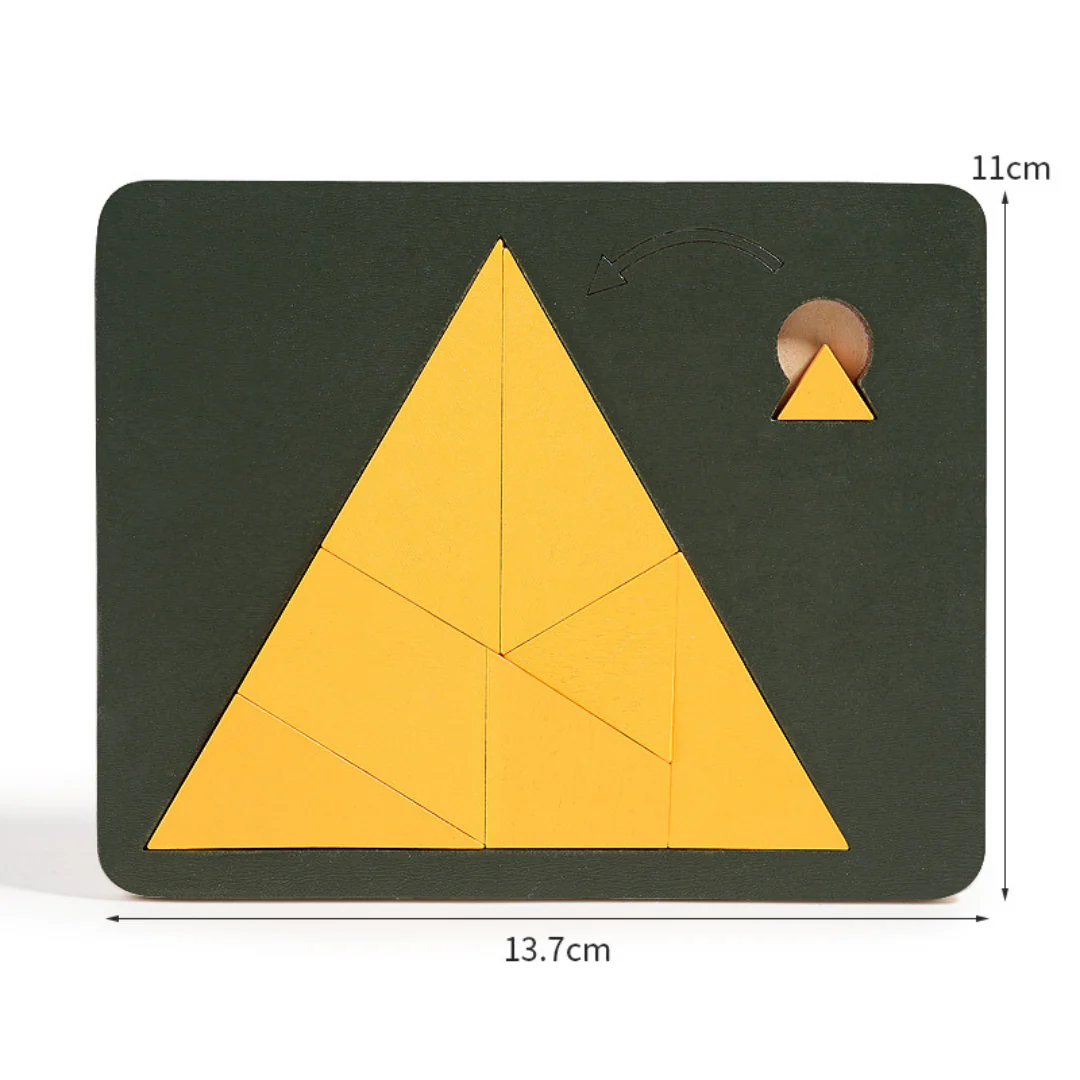 Wooden Tangram puzzle game - Image 9