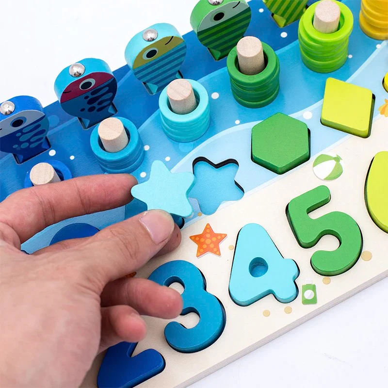 WoodenEdu | Cognitive Learning Toy - Montessori Wooden Board - Image 4