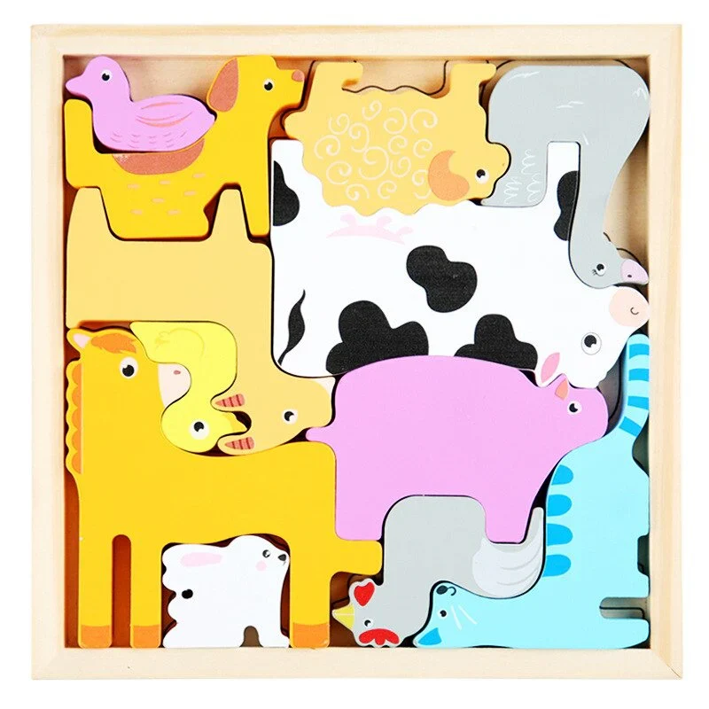 WoodlandPuzzle - How Do the Shapes Fit Into the Frame? - Shape Puzzle - Image 6